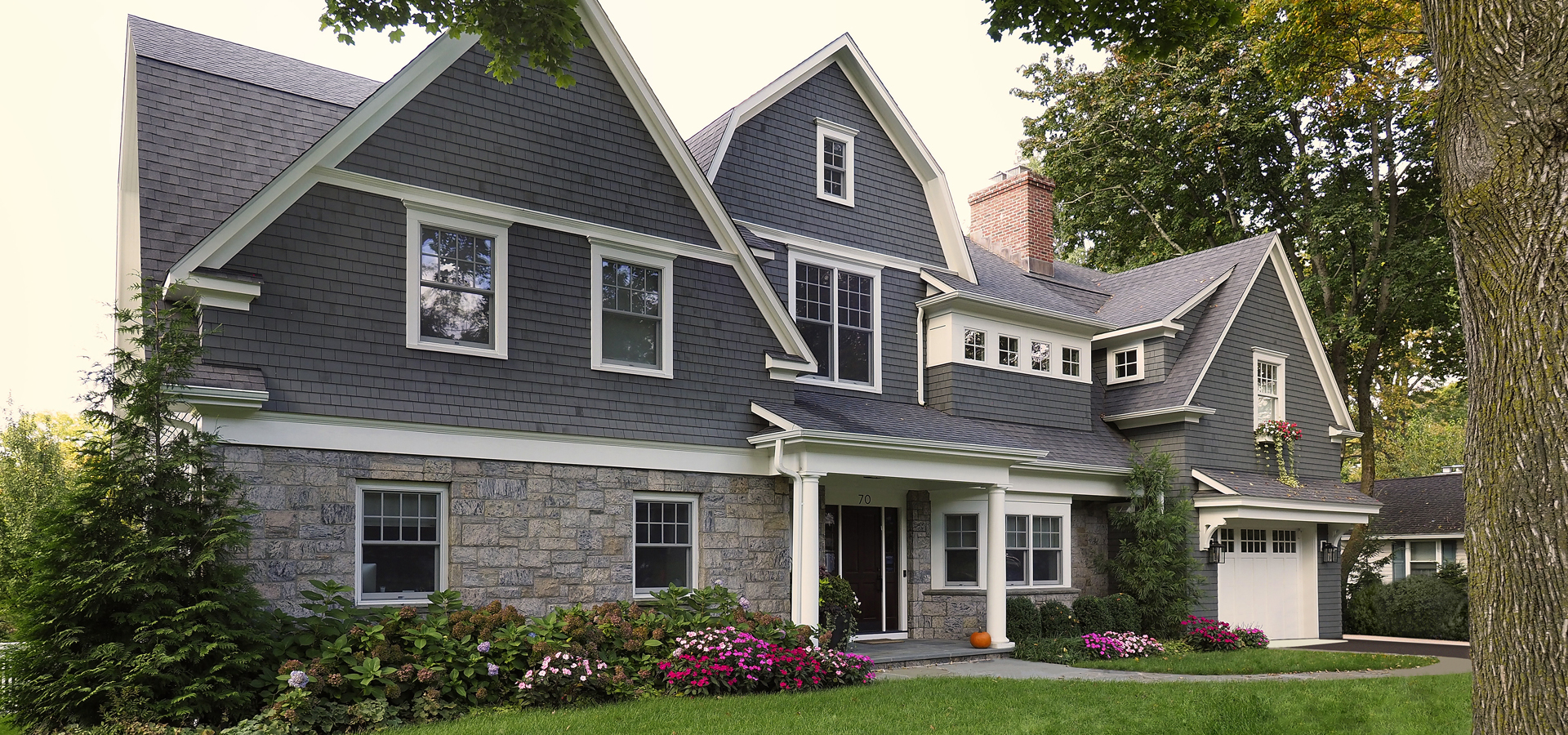 Modern residential home exterior designed by Tim Lener Architecture