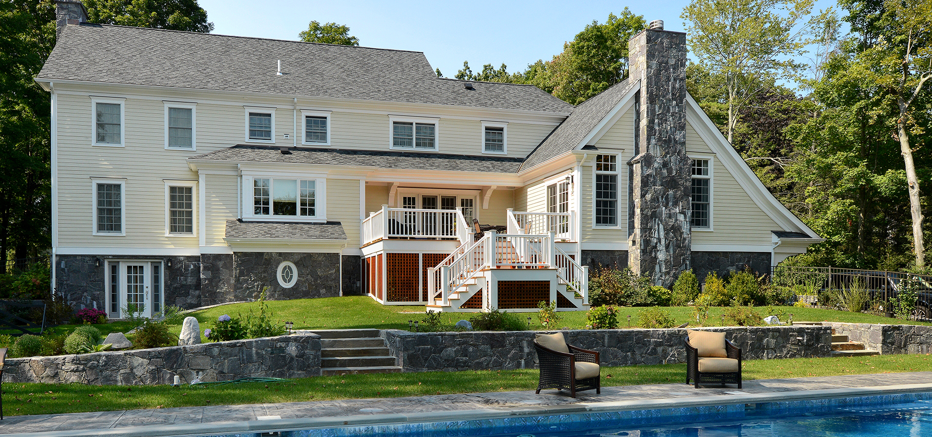Modern residential home exterior designed by Tim Lener Architecture
